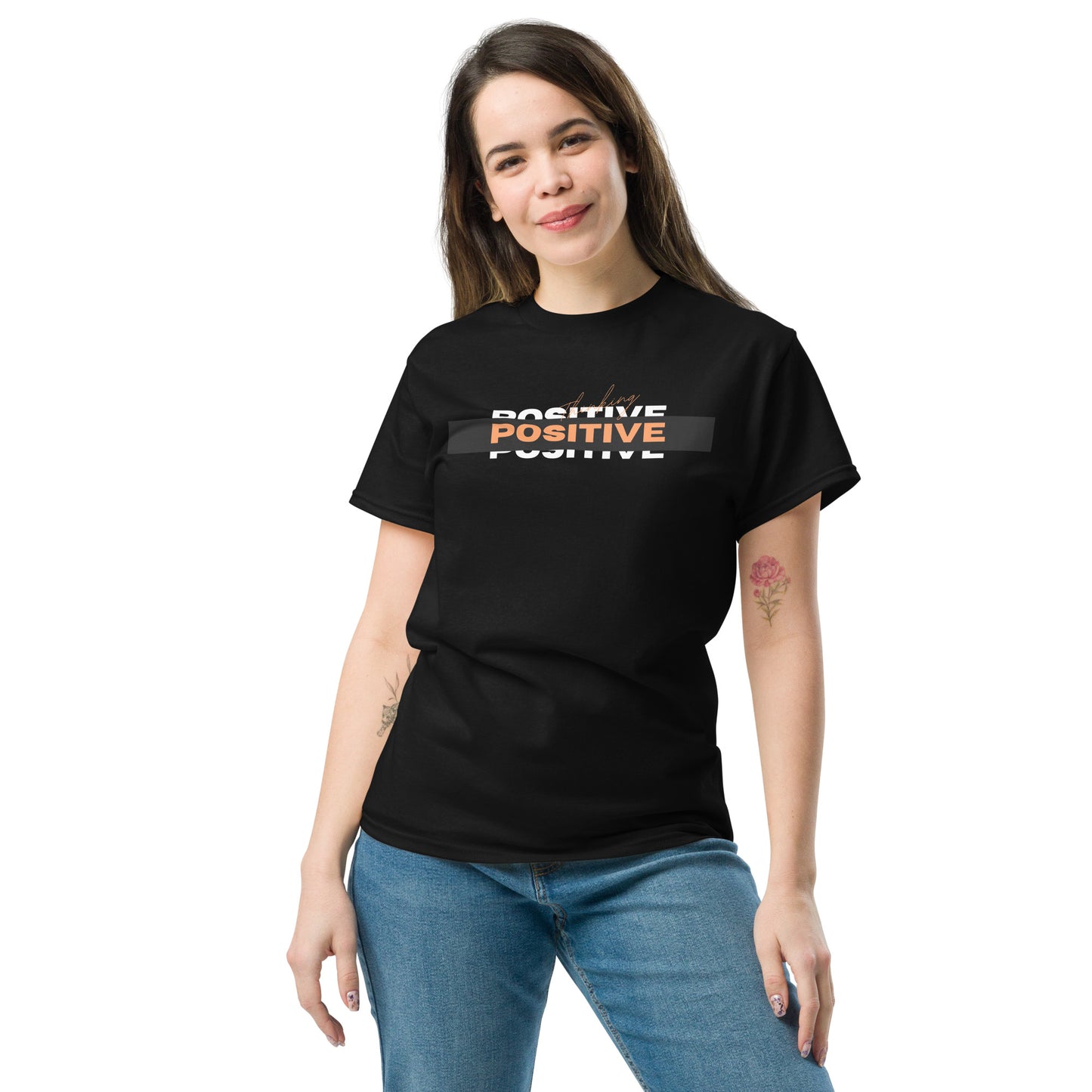 Stay Positive classic tee.