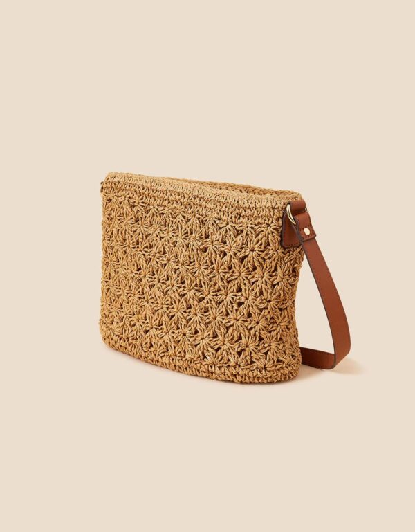 Classic raffia cross-body bag - Image 2