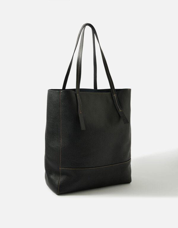 Large Leather Shopper Bag - Image 4