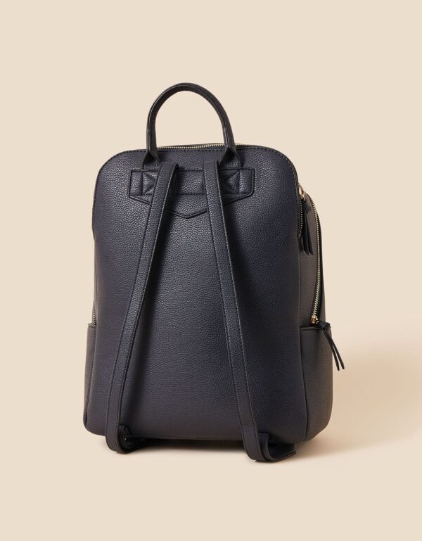 Classic Zip Around Backpack Blue - Image 3